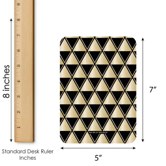 Big Dot of Happiness Roaring 20's - Bar Bingo Cards and Markers - 1920s Art Deco Jazz Party Bingo Game - Set of 18 {6}