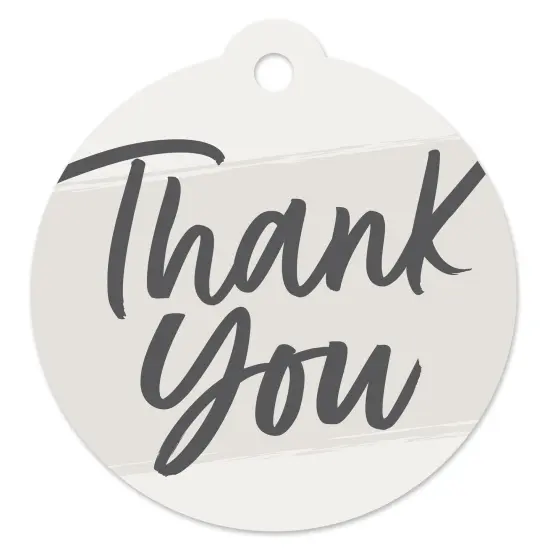 Big Dot of Happiness Champagne Elegantly Simple - Guest Party Favor Gift Tags (Set of 20) {1}