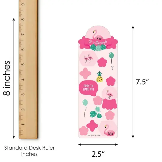 Big Dot of Happiness Pink Flamingo - Party Like a Pineapple - Tropical Summer Birthday Party Favor Kids Stickers - 16 Sheets - 256 Stickers {4}