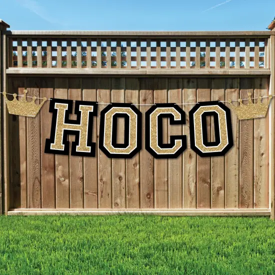 Big Dot of Happiness HOCO Dance - Large Homecoming Decorations - HOCO - Outdoor Letter Banner {1}