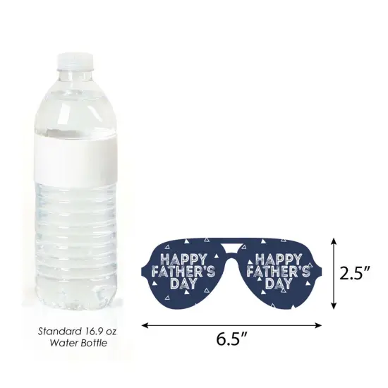 Big Dot of Happiness My Dad is Rad Glasses - Paper Card Stock Father's Day Photo Booth Props Kit - 10 Count {6}