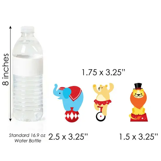 Big Dot of Happiness Carnival - Step Right Up Circus - DIY Shaped Carnival Themed Party Cut-Outs - 24 Count {4}