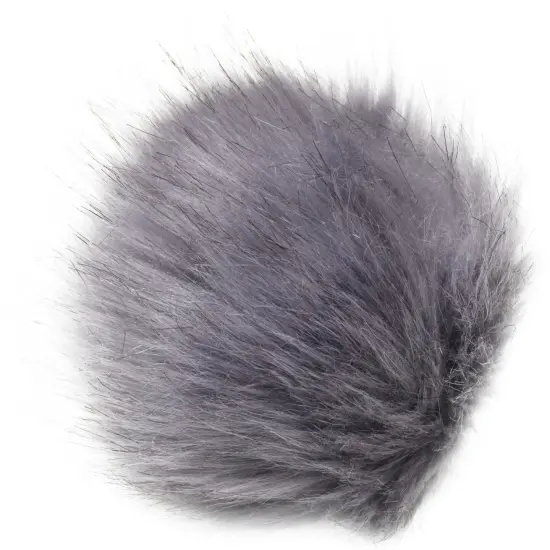 Pepperell Braiding Faux Fur Pom With Loop {1}