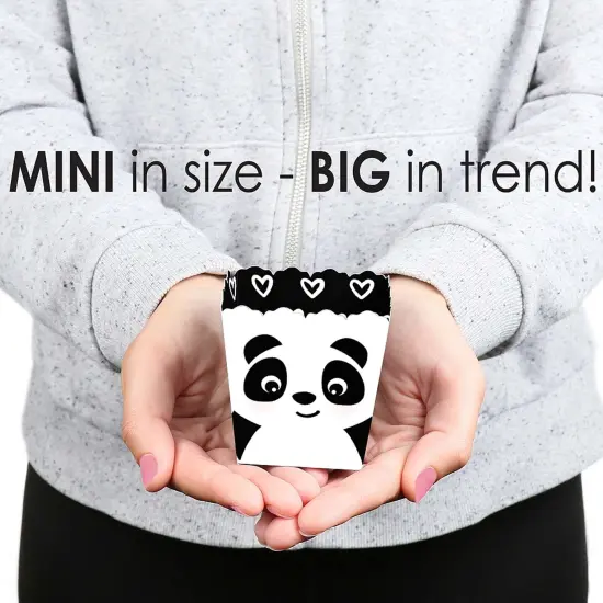 Big Dot of Happiness Party Like a Panda Bear - Baby Shower or Birthday Party Mini Favor Boxes - Party Treat Candy Boxes - Set of 12 {6}