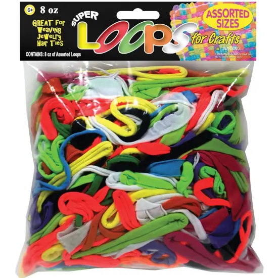 Pepperell Braiding Polyester Loops 8oz-Assorted {1}