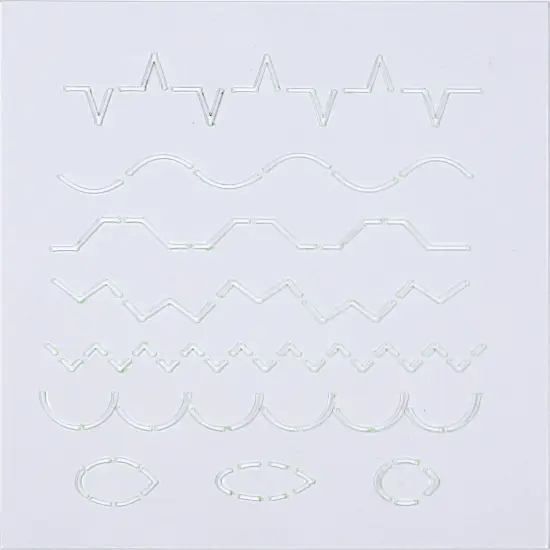 Creative Impressions Embroidery Shape Template Set-5/Pkg {4}