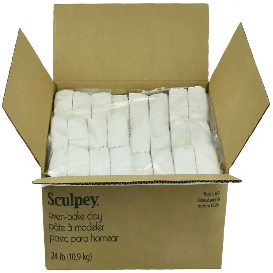 Sculpey Original Polymer Clay 24lbs-White {1}