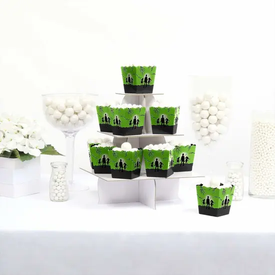 Big Dot of Happiness Zombie Zone - Party Mini Favor Boxes - Halloween or Birthday Zombie Crawl Party Treat Candy Boxes - Set of 12 {3}