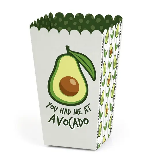 Big Dot of Happiness Hello Avocado - Fiesta Party Favor Popcorn Treat Boxes - Set of 12 {1}