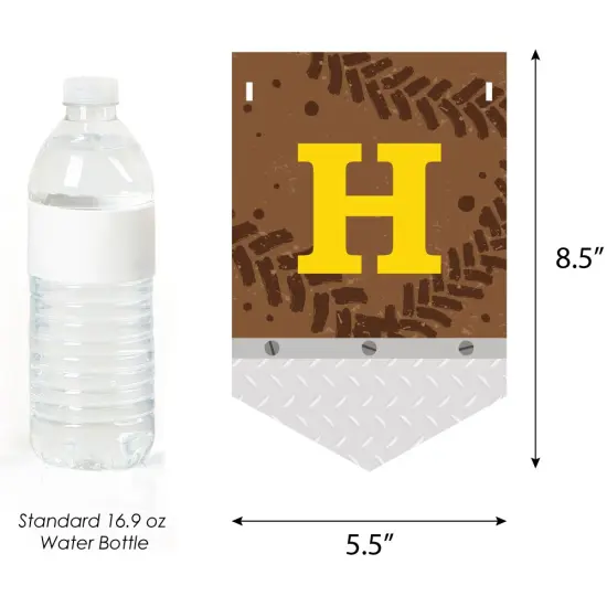 Big Dot of Happiness Smash and Crash - Monster Truck - Boy Birthday Party Bunting Banner - Birthday Party Decorations - Happy Birthday {4}