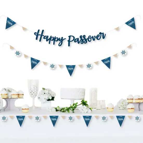 Big Dot of Happiness Happy Passover - Pesach Party Letter Banner Decoration - 36 Banner Cutouts and Happy Passover Banner Letters {3}