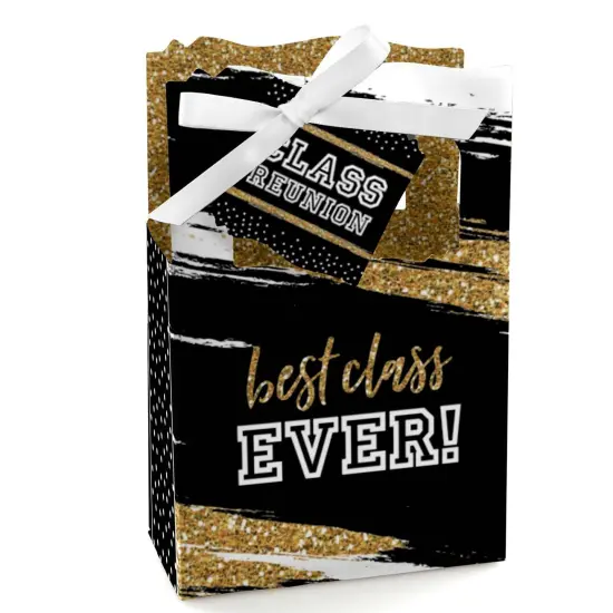 Big Dot of Happiness Reunited - School Class Reunion Party Favor Boxes - Set of 12 {1}