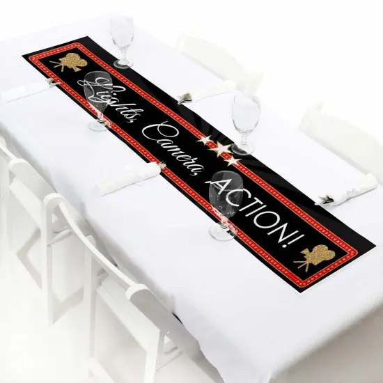 Big Dot of Happiness Red Carpet - Movie Night Party Decorations Party Banner {7}