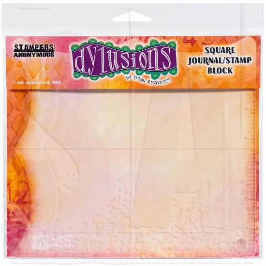 Dyan Reaveley's Dylusions Stamp Block-Square {1}