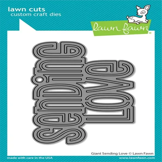 Lawn Cuts Custom Craft Die-Giant Sending Love {2}