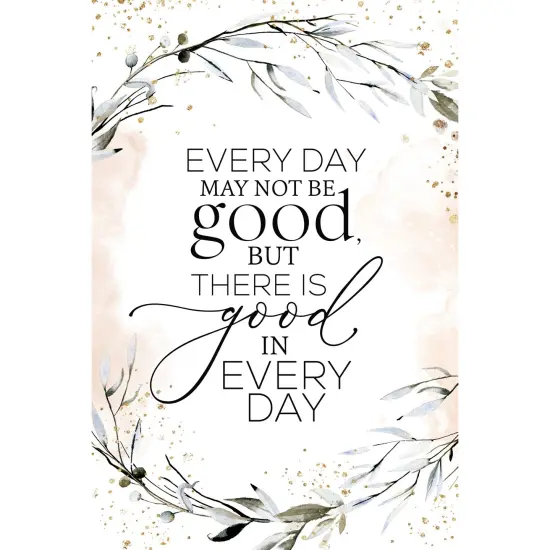 Dexsa Every Day May Not Be Good Wood Plaque with Easel and Hanger 6 inches x 9 inches {1}