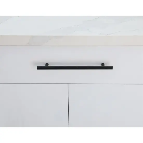 Quinn 7-9/16" Center to Center Matte Black Bar Pull Multipack (set of 10) {2}