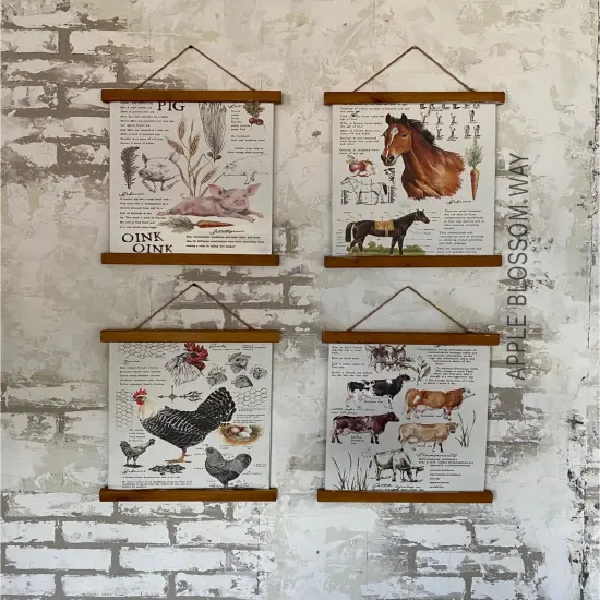 Redesign with Prima Redesign Decor Transfers&reg; Farm Life Total Sheet Size 24"x35",Cut Into 2 Sheets 655350646165 {5}