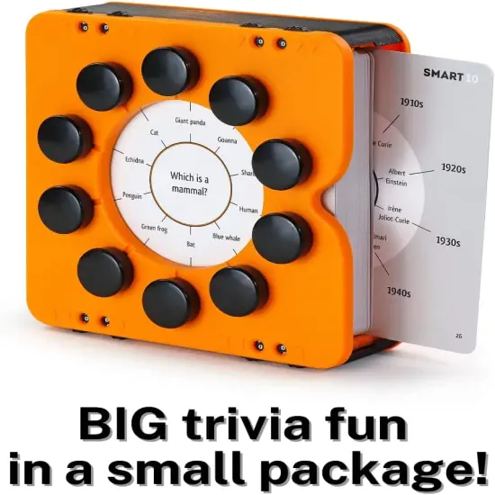 Smart 10 Pass and Play Trivia Game | Perfect Family Board Game {4}