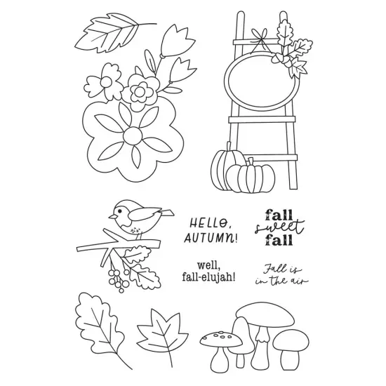 Acorn Lane Photopolymer Clear Stamps-11/Pkg {2}