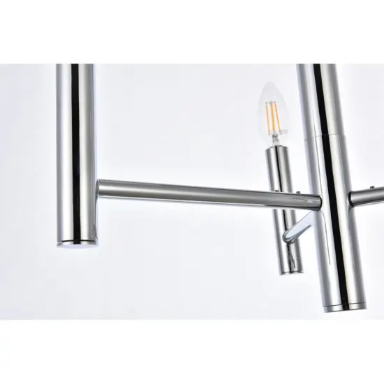 Carmella 3 lights pendant in chrome {4}