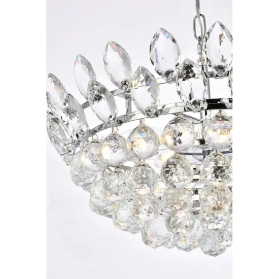 Emilia 20 inch pendant in chrome {5}