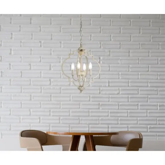 Sandara 4 lights pendant in weathered dove {2}