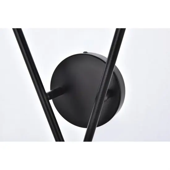 Armin 2 lights wall sconce in black {4}