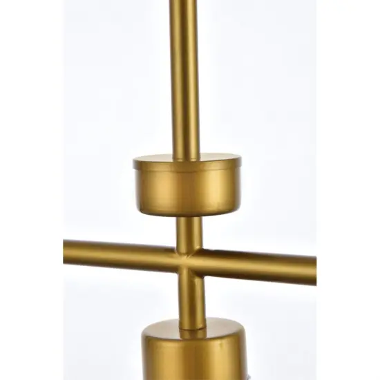 Mera 3 lights brass pendant {4}