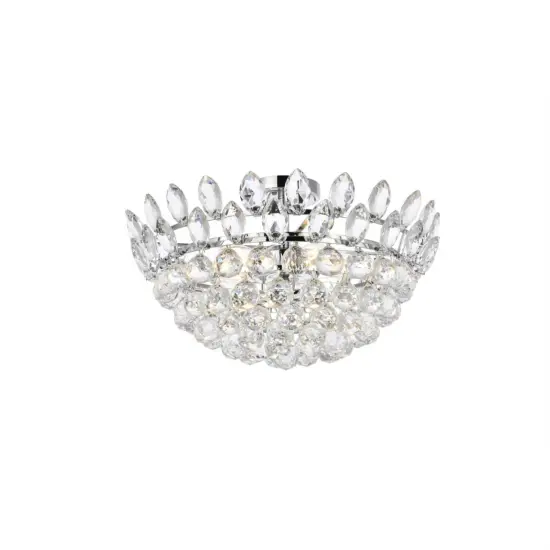 Emilia 20 inch flush mount in chrome {3}