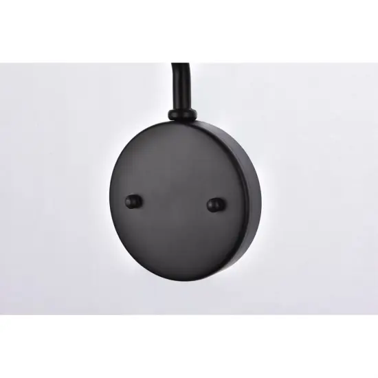 Cavoli 2 lights black wall sconce {4}