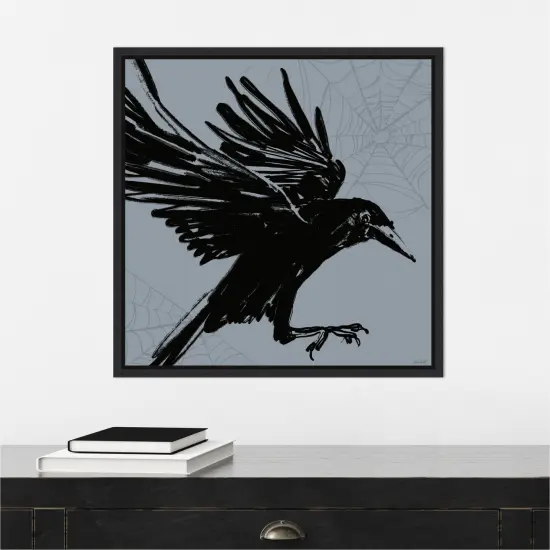 Haunted Halloween VI by Anne Tavoletti Canvas Art Framed {6}