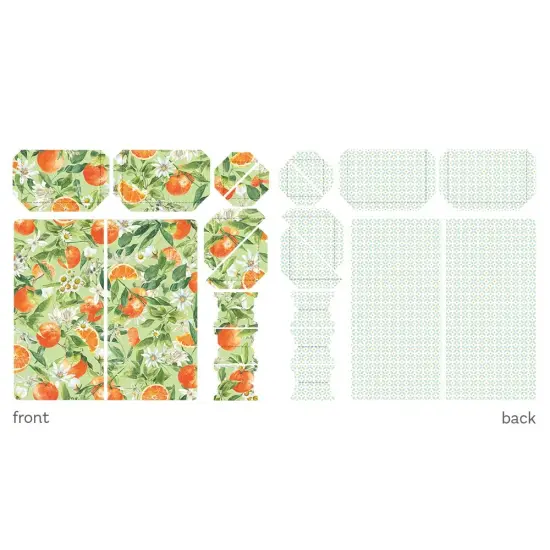 P13 Travel Journal Elements Set 33/Pkg-Fresh Lemonade {3}