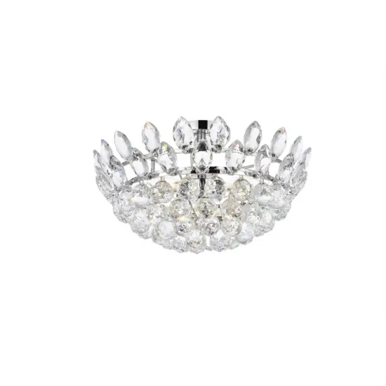 Emilia 18 inch flush mount in chrome {3}