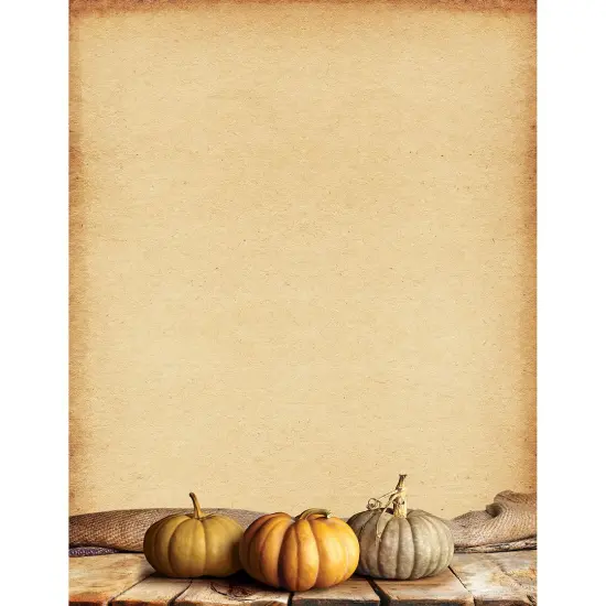 Great Papers! Fall Pumpkins Letterhead, Invitations and Announcements, Printer Friendly 8.5" x 11", 80 Pack {1}