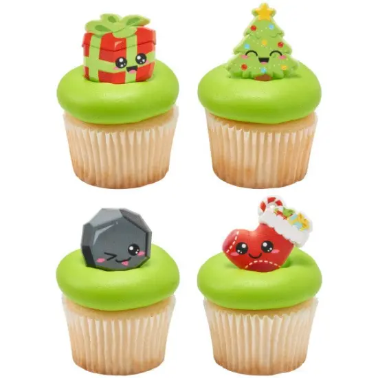 Christmas Cuties Cupcake Rings, 12ct {3}