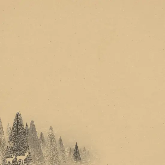 Great Papers! Winter Forest Kraft Holiday Letterhead, Invitations and Announcements, Printer Friendly, 8.5"x11", 40 Pack {1}