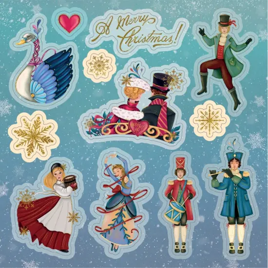 Twelve Days Of Christmas Topper Paper Pad 8"X8"-Twelve Days of Christmas {3}