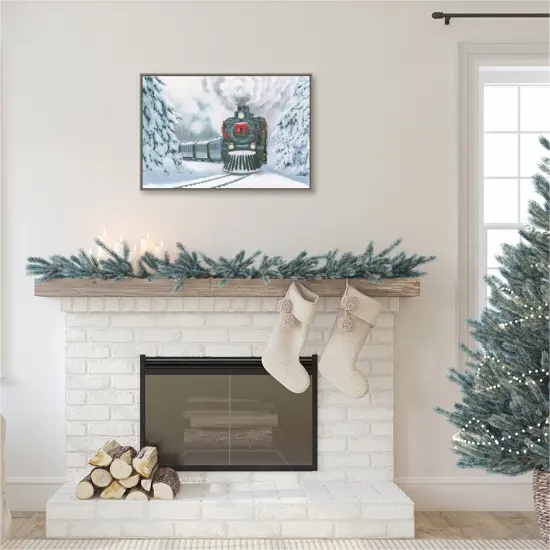 Christmas Train by Wellington Studio Canvas Art Framed {5}