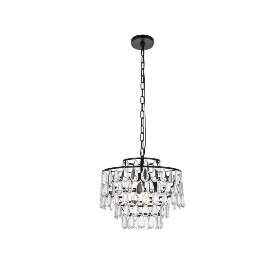 Mila 16 inch pendant in black {1}