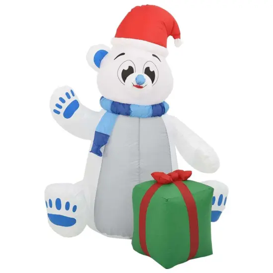 Christmas Inflatable Polar Bear LED Indoor and Outdoor 6 ft {2}