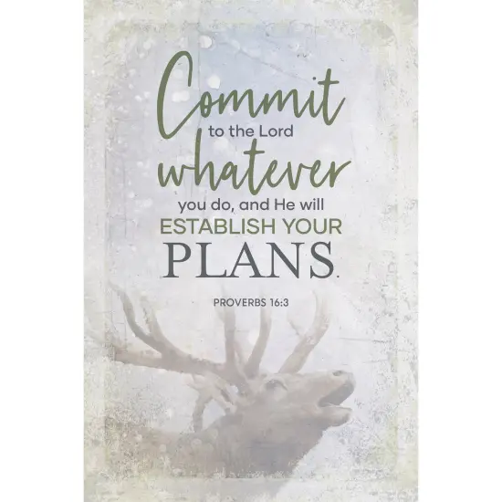 Dexsa Commit To The Lord Wood Plaque 6x9 {1}