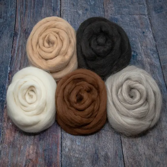 Baby Alpaca Fiber - Premium Quality, Luxuriously Soft, Natural Undyed, Combed Top Roving {2}
