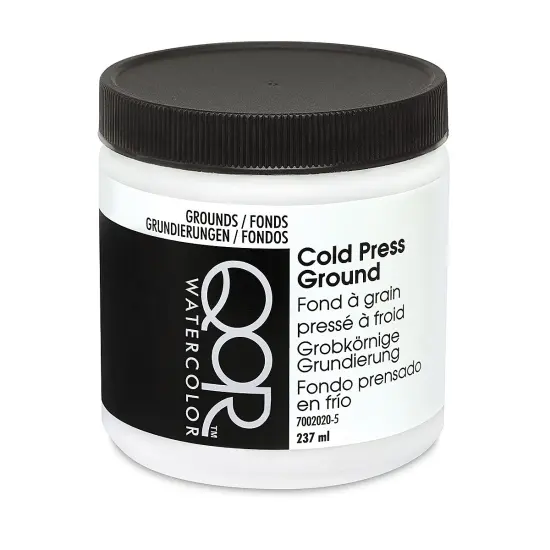 QoR Watercolor Medium - Cold Pressed Ground, 237 ml {1}