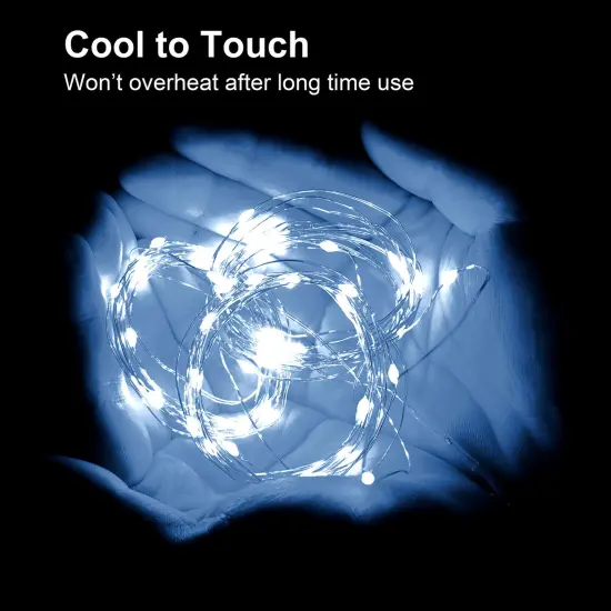 6 Pack DIY LED String Lights 6.56ft 20 LEDs Decor - Starry Fairy Lights {3}