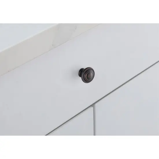 Minu 1.3" Diameter Oil-rubbed Bronze Mushroom Knob Multipack (Set of 10) {3}