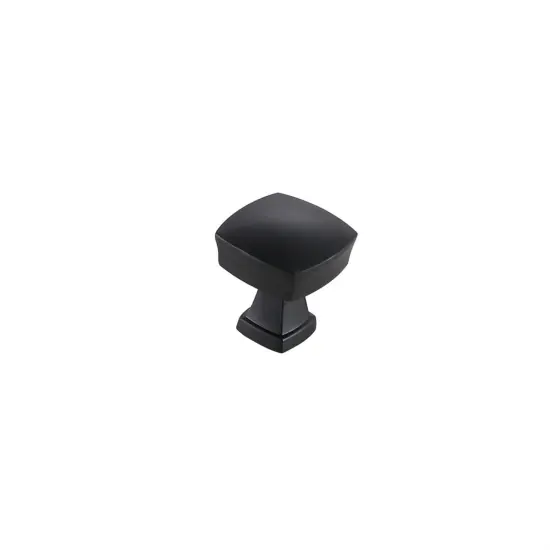 Irvin 1.3" Matte Black Square Knob Multipack (Set of 10) {4}