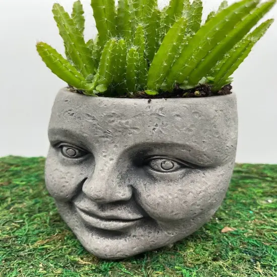 Whimsical "Face" Planter {1}