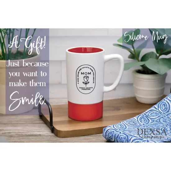 Dexsa A Mom Holds Designer Mug, Heat Resistant - 16 oz {3}