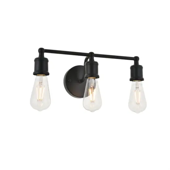 Serif 3 light black Wall Sconce {4}